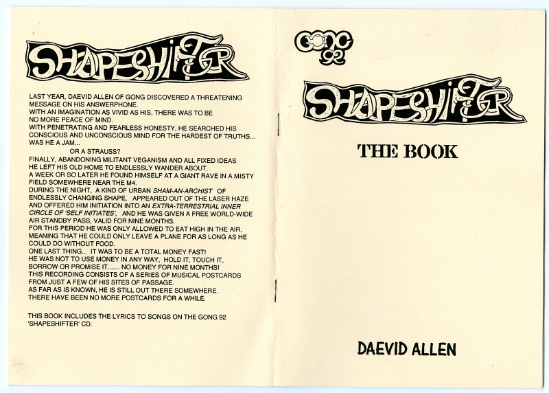 1992SHAPESHIFTER The Book